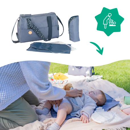 Sac à langer bébé pocketstyle Bleu 3 - vertbaudet enfant 