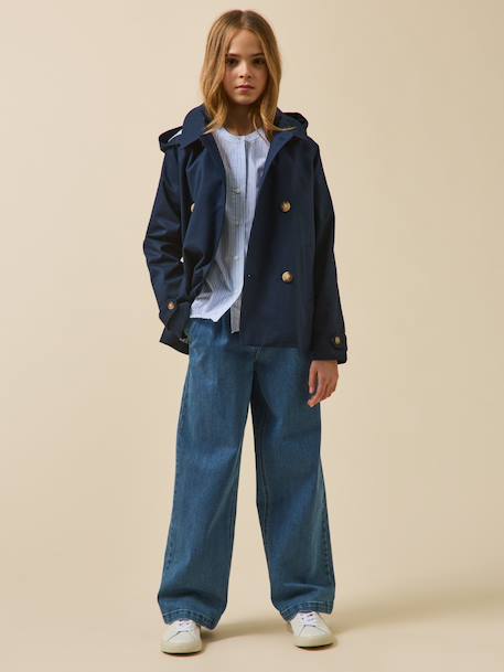 Trench court fille - collection junior Marine 5 - vertbaudet enfant 