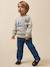 Pull bébé en coton biologie et laine Gris chine clair 5 - vertbaudet enfant 