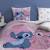 Parure de lit imprimée 100% coton, disney home stitch bisous Rose 1 - vertbaudet enfant 