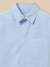 Chemise en micro vichy garçon. Bleu 2 - vertbaudet enfant 