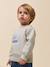Pull bébé en coton biologie et laine Gris chine clair 3 - vertbaudet enfant 