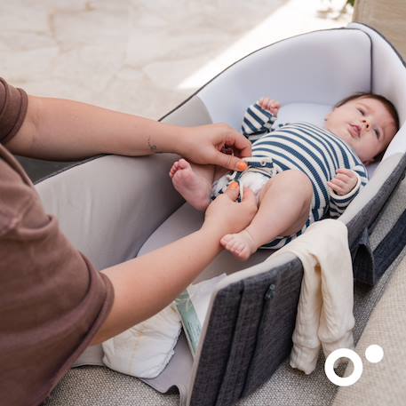 Couffin bébé nomade nest&go Gris 5 - vertbaudet enfant 