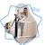 Barrière de sécurité enfant extensible deco pop Blanc+Marron+Noir 8 - vertbaudet enfant 