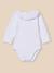 Body bébé col coquilles - coton biologique Blanc casse 1 - vertbaudet enfant 