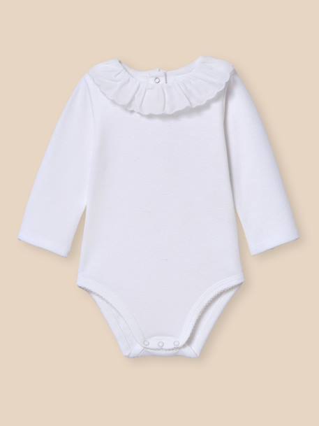 Bébé-Body bébé col coquilles - coton biologique