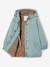 Parka longue fille capuche vert de gris 2 - vertbaudet enfant 