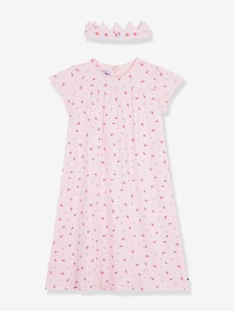 Chemise de nuit et diadème Petit Bateau rose pâle 1 - vertbaudet enfant 