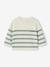 Pull bébé rayé en tricot caramel+marine+vert sauge 11 - vertbaudet enfant 
