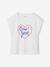Lot de 3 tee-shirts fille fantaisie manches courtes bleu grisé+bleu pâle+rose poudré 10 - vertbaudet enfant 