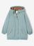 Parka longue fille capuche vert de gris 1 - vertbaudet enfant 