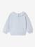 Sweat bébé fille collerette bleu clair 2 - vertbaudet enfant 