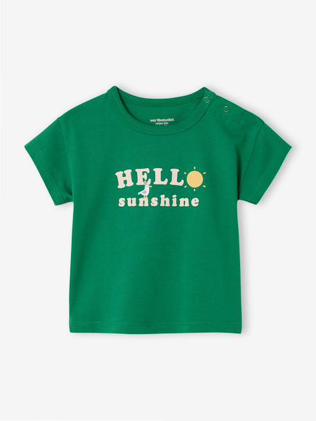 T-shirt bébé garçon vert 2 - vertbaudet enfant 