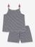 Ensemble pyjama bretelles Petit Bateau marine 1 - vertbaudet enfant 