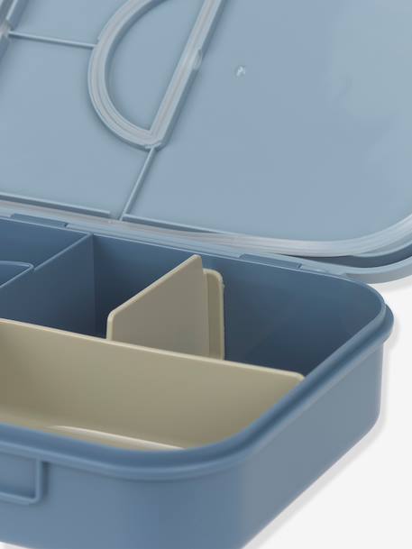 Boîte à gouter Bento Little Gang LÄSSIG bleu jean+blush+marine+mauve 7 - vertbaudet enfant 