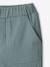 Pantalon gaze de coton garçon taille ajustable vert émeraude 6 - vertbaudet enfant 