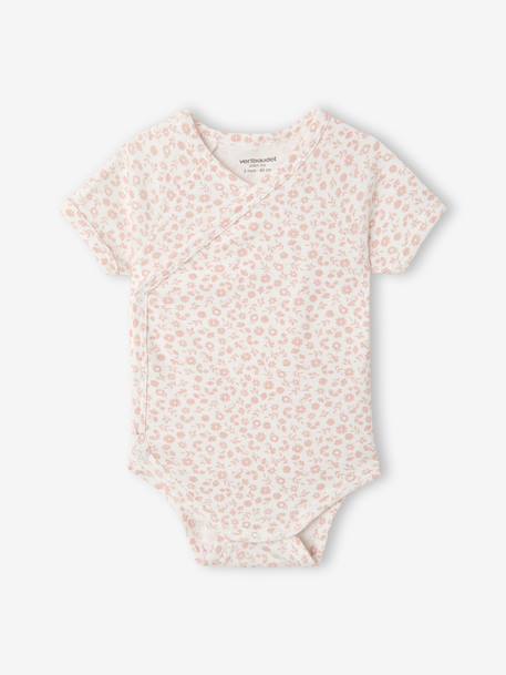 Lot 3 bodies bébé fille MC rose 2 - vertbaudet enfant 