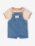 Ensemble T-shirt salopette bébé stone 2 - vertbaudet enfant 
