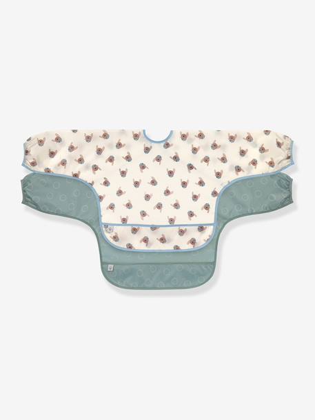 Lot de 2 bavoirs manches longues LÄSSIG bleu glacier+blush+Happy Rascals Cœur+Happy Rascals Smile+lilas+Little Forest lapin - Rose + b+Little Forest Renard - Vert ol+Little Mateys orange épicée+Little Mateys royal bleu+Tiny Farmer Mouton - Blanc+vert 57 - vertbaudet enfant 