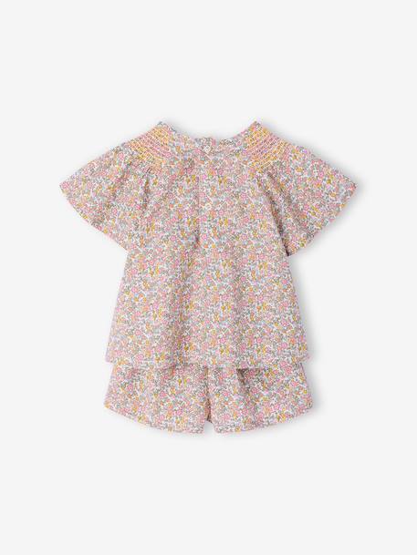 Ensemble bébé fille blouse + short multicolore 5 - vertbaudet enfant 