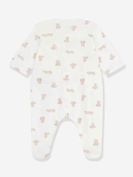 Pyjama bébé imprimé Petit Bateau blanc 2 - vertbaudet enfant 