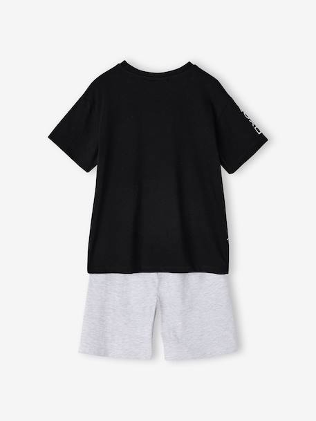 Pyjashort garçon coton logo Playstation noir 4 - vertbaudet enfant 