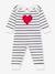 Pyjama cœur Petit Bateau écru 1 - vertbaudet enfant 
