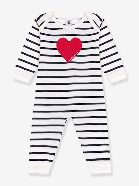 Bébé-Pyjama cœur Petit Bateau