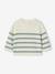 Pull bébé rayé en tricot caramel+marine+vert sauge 7 - vertbaudet enfant 