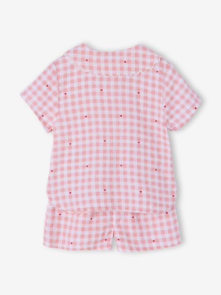 Pyjama 2 pièces fille Capsule mère-fille rose poudré 8 - vertbaudet enfant 