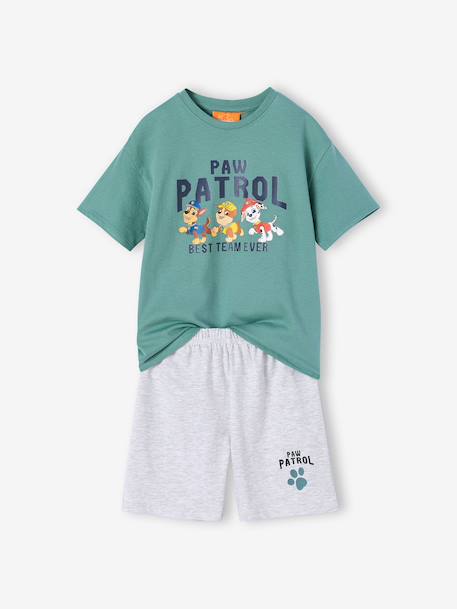 Pyjashort garçon Pat'Patrouille vert émeraude 1 - vertbaudet enfant 