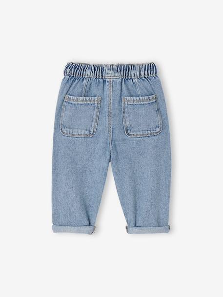 Jean bébé facile à enfiler denim brut+double stone+stone 6 - vertbaudet enfant 