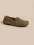 Mocassins suédés garçon Beige+Marine 1 - vertbaudet enfant 