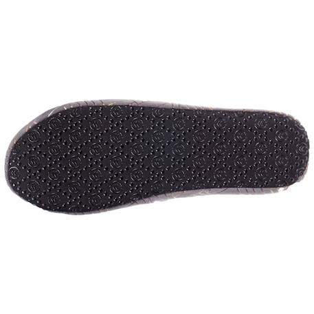 Chaussons sandales en jersey et semelle à picots antidérapants Gris chiné foncé 4 - vertbaudet enfant 