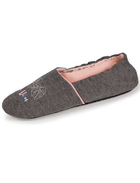 Chaussons slippers Gris chiné foncé 6 - vertbaudet enfant 