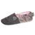 Chaussons slippers en jersey et semelle à picots antidérapants Gris chiné foncé 1 - vertbaudet enfant 
