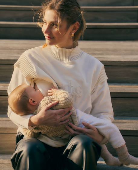 Sweat de grossesse et allaitement harper Ivoire 3 - vertbaudet enfant 