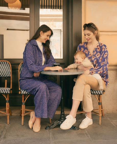 Pantalon large de maternité kate Bleu 3 - vertbaudet enfant 