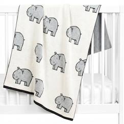Linge de maison et décoration-Linge de lit bébé-Couverture en coton bio gots