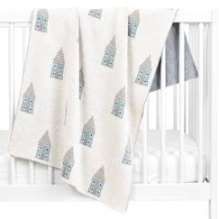 Linge de maison et décoration-Linge de lit bébé-Couverture en coton bio gots