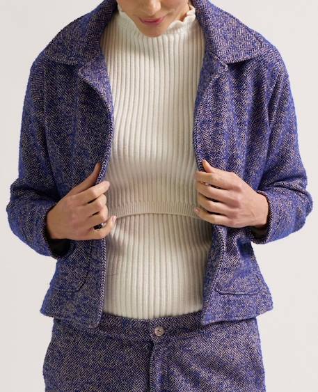 Veste courte de maternité pippa Bleu 6 - vertbaudet enfant 