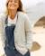 Cardigan de grossesse en maille abelha Gris perle+Noir+Sauge 2 - vertbaudet enfant 