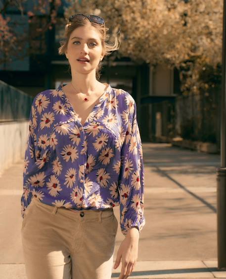 Blouse de grossesse et allaitement madeleine Bleuet+Cuivre 3 - vertbaudet enfant 