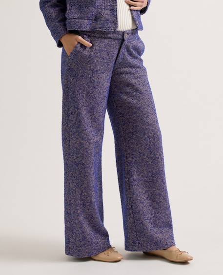 Pantalon large de maternité kate Bleu 1 - vertbaudet enfant 