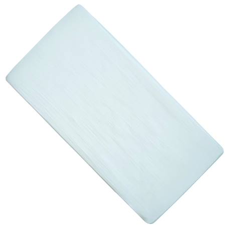 Drap housse en gaze de coton à carreaux Beige+Bleu 5 - vertbaudet enfant 