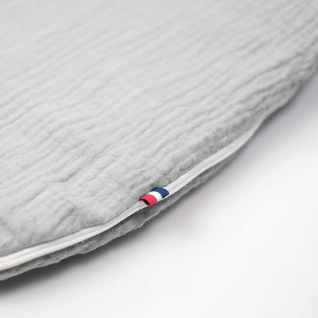 Gigoteuse sans manches en gaze de coton jeanne Beige+Blanc+Blanc à pois or+Bleu+Camel+Écru+Gris+Terracotta+Vert de gris+Vieux rose 22 - vertbaudet enfant 