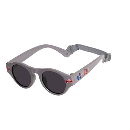 Lunettes de soleilattache tête Gris+Rose 2 - vertbaudet enfant 