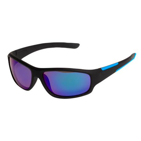 Lunettes de soleilsport, 7-9 ans, verres miroirs catégorie 3 Marine+Noir 4 - vertbaudet enfant 