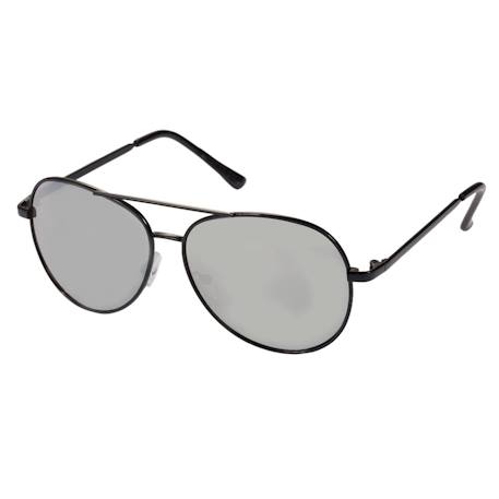 Lunettes de soleilforme pilote enfant 10 à 12 ans, verres polycarbonates catégorie 3 Noir+Or rose 2 - vertbaudet enfant 