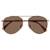 Lunettes de soleilforme pilote enfant 10 à 12 ans, verres polycarbonates catégorie 3 Noir+Or rose 7 - vertbaudet enfant 